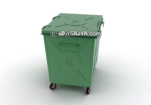 Мусорный контейнер. © SllaVA.com