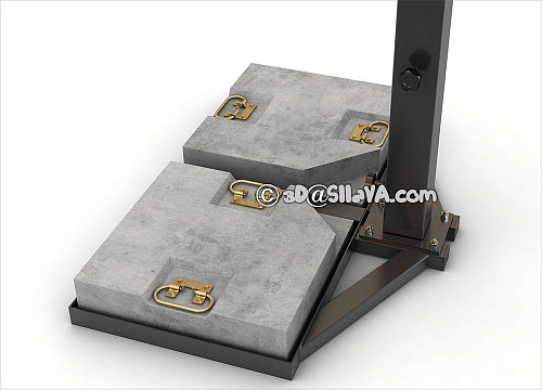 Утяжелитель уличного зонта (изготовитель: www.zont-zbsi.ru). © SllaVA.com