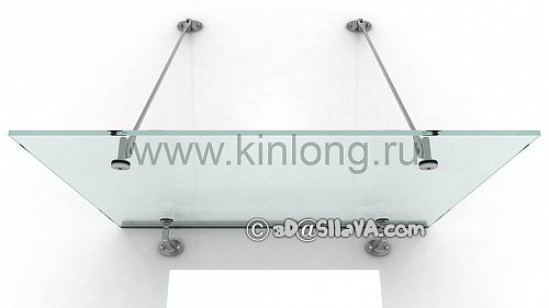 Стеклянный козырёк (для компании KINLONG). © SllaVA.com