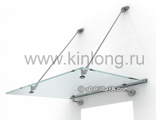 Стеклянный козырёк (для компании KINLONG). © SllaVA.com