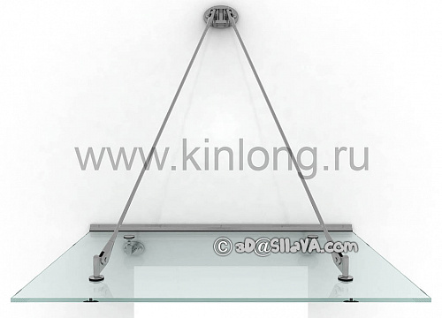 Стеклянный козырёк (для компании KINLONG). © SllaVA.com